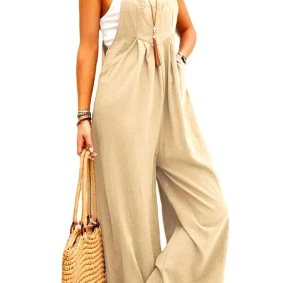 KHAKI COLOR SIZE MEDIUM AND LARGE 100% POLYESTER GAUZY FEEL OPEN POCKET … - Picture 3 of 3